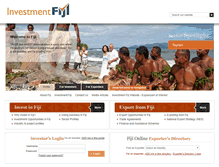 Tablet Screenshot of investmentfiji.org.fj